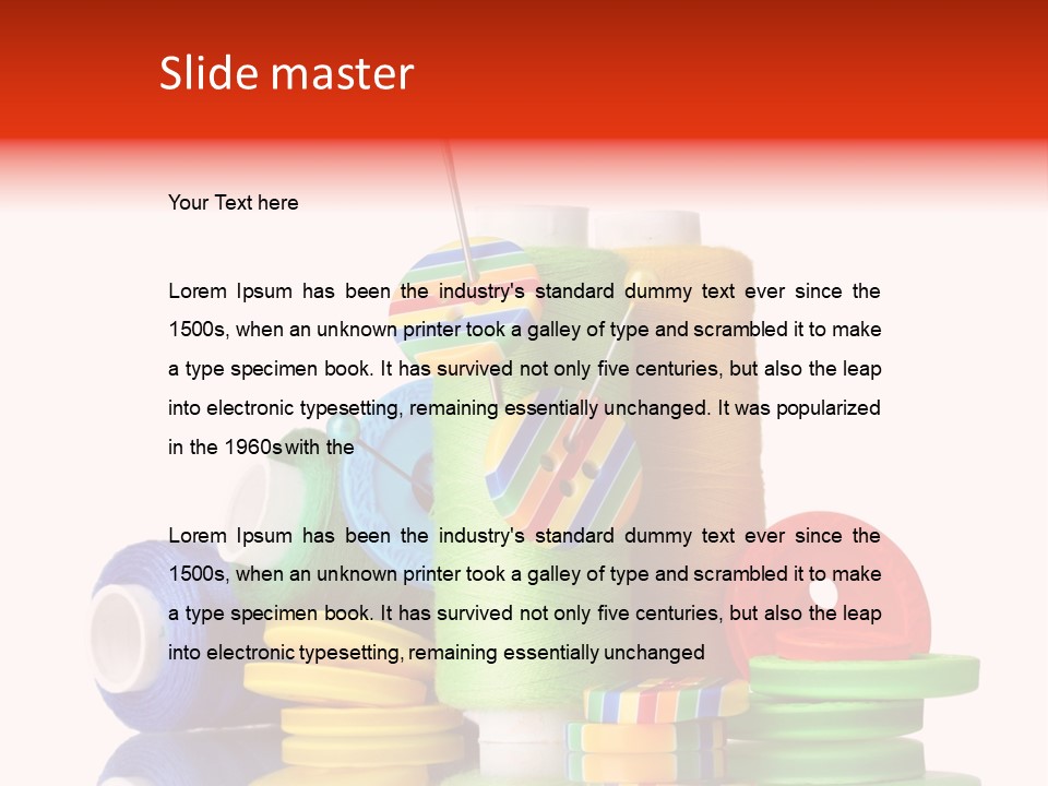 Detail I Olated Clothing PowerPoint Template