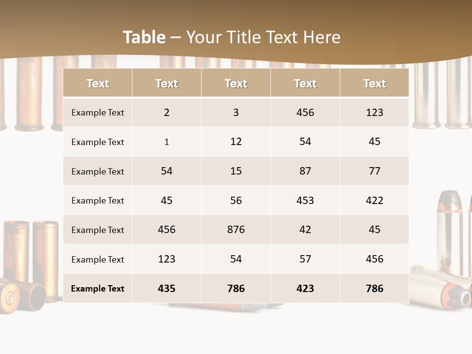 Object Set Caliber PowerPoint Template