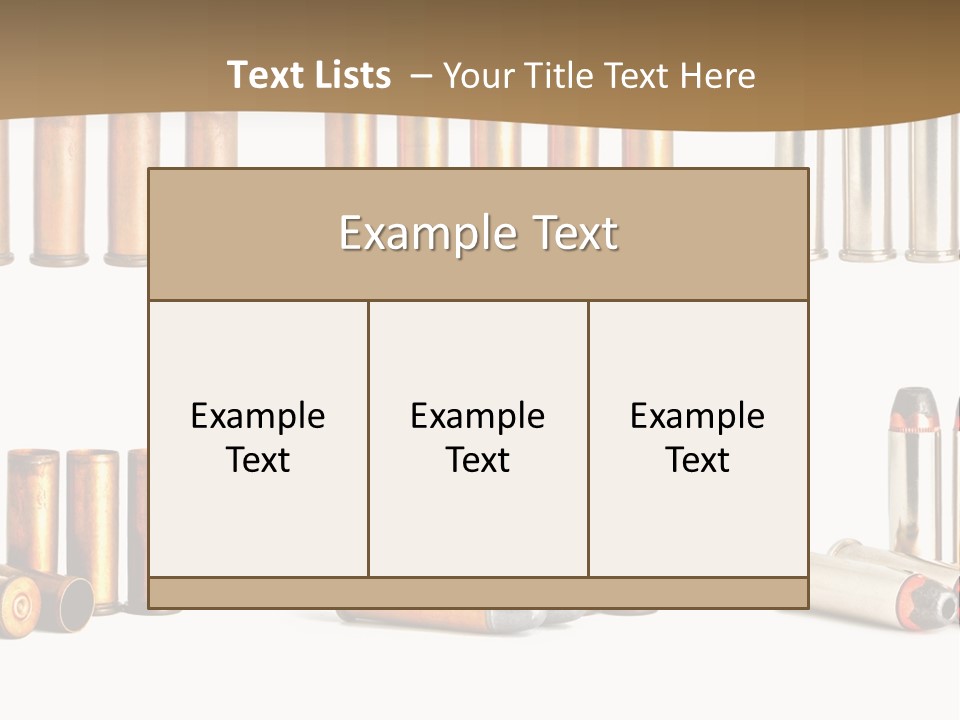 Object Set Caliber PowerPoint Template