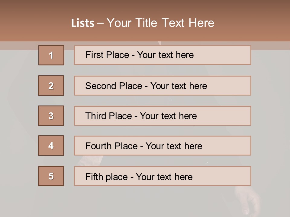 Sofa Male Cool PowerPoint Template
