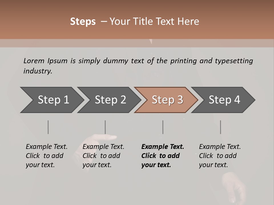 Sofa Male Cool PowerPoint Template
