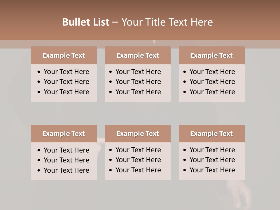 Sofa Male Cool PowerPoint Template