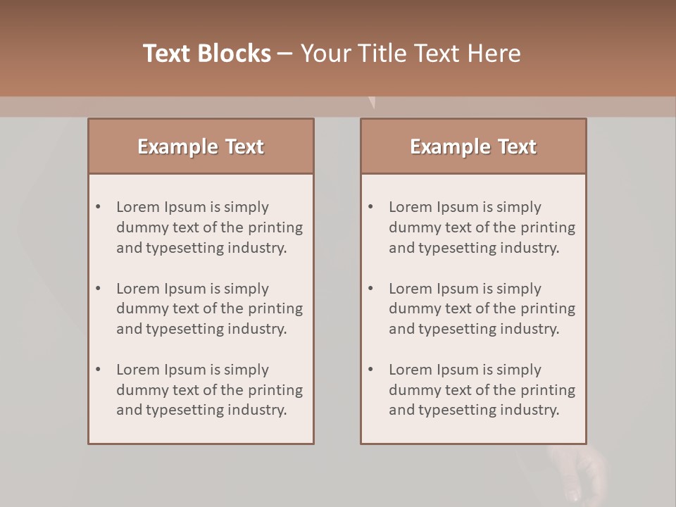 Sofa Male Cool PowerPoint Template