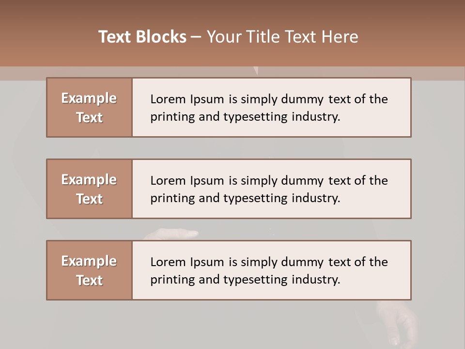 Sofa Male Cool PowerPoint Template