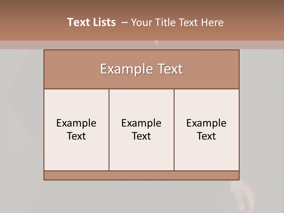 Sofa Male Cool PowerPoint Template