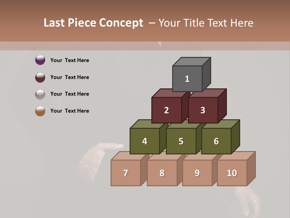 Sofa Male Cool PowerPoint Template