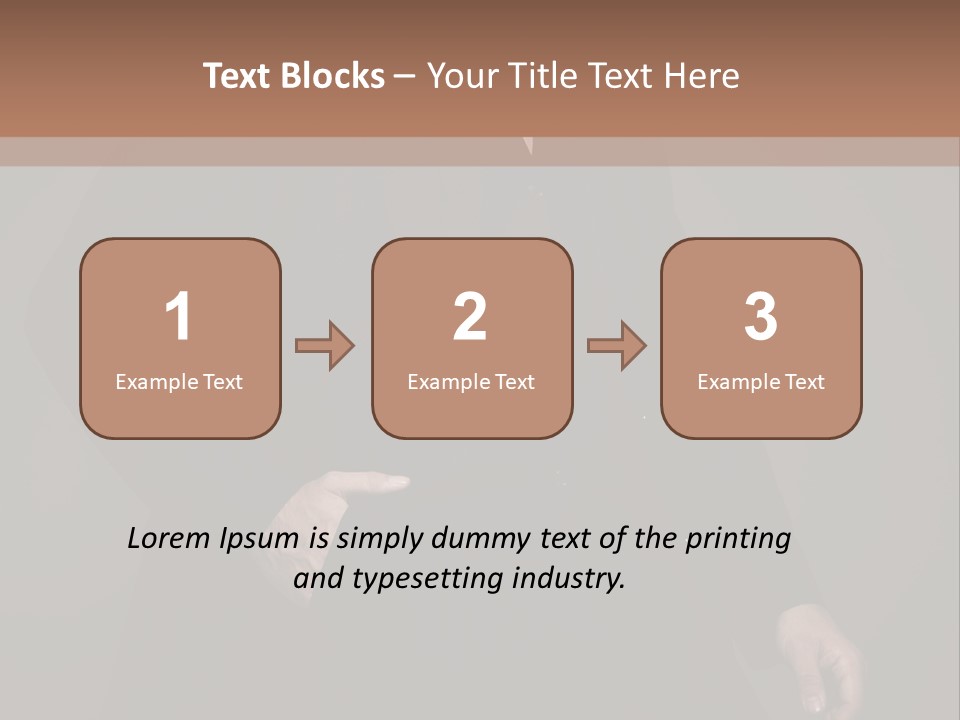 Sofa Male Cool PowerPoint Template