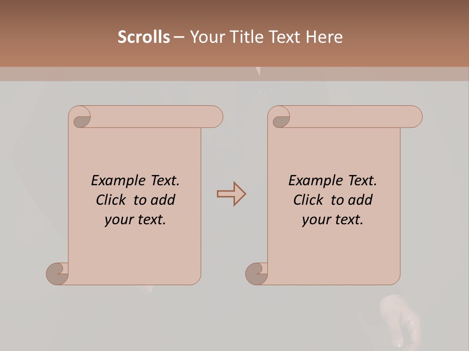 Sofa Male Cool PowerPoint Template