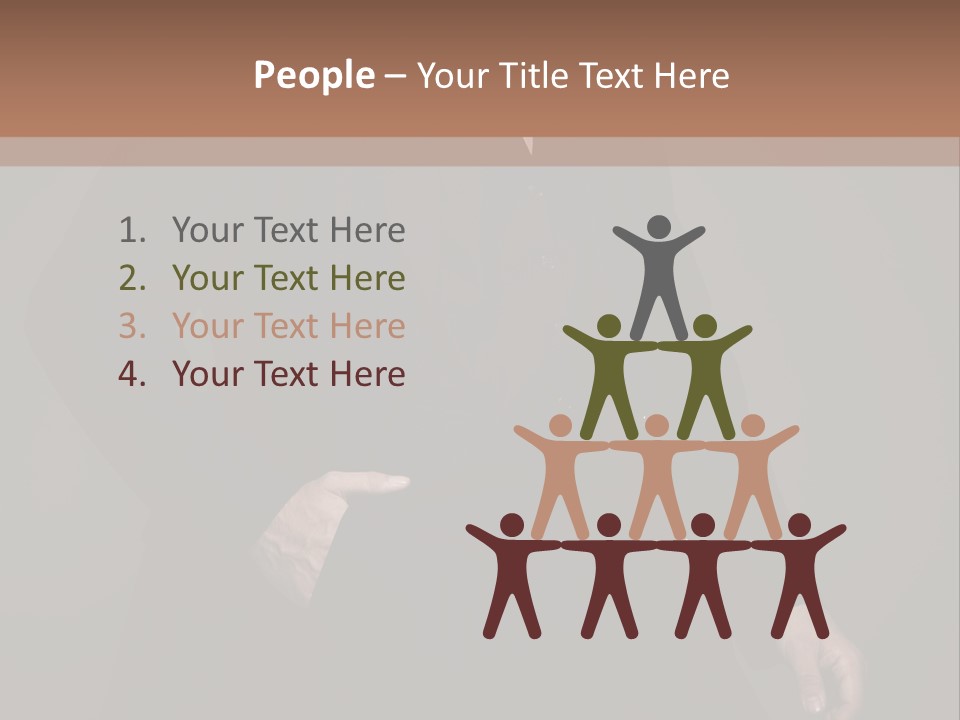 Sofa Male Cool PowerPoint Template