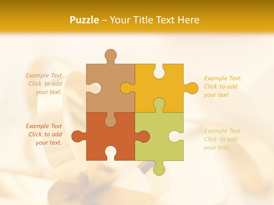 Gift Shining Wedding PowerPoint Template