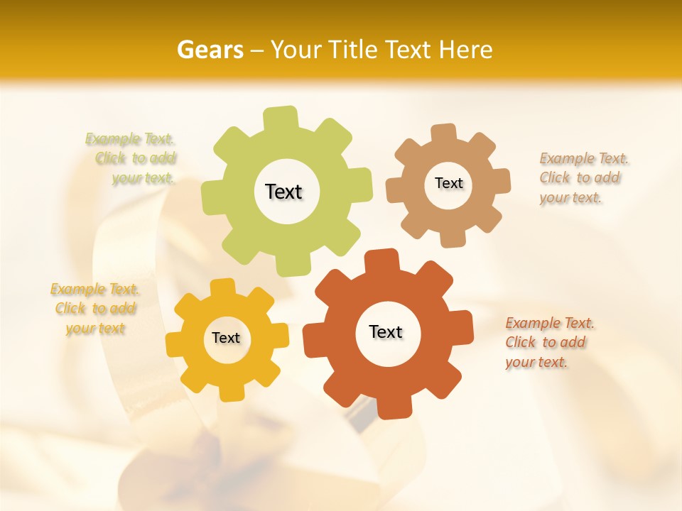 Gift Shining Wedding PowerPoint Template