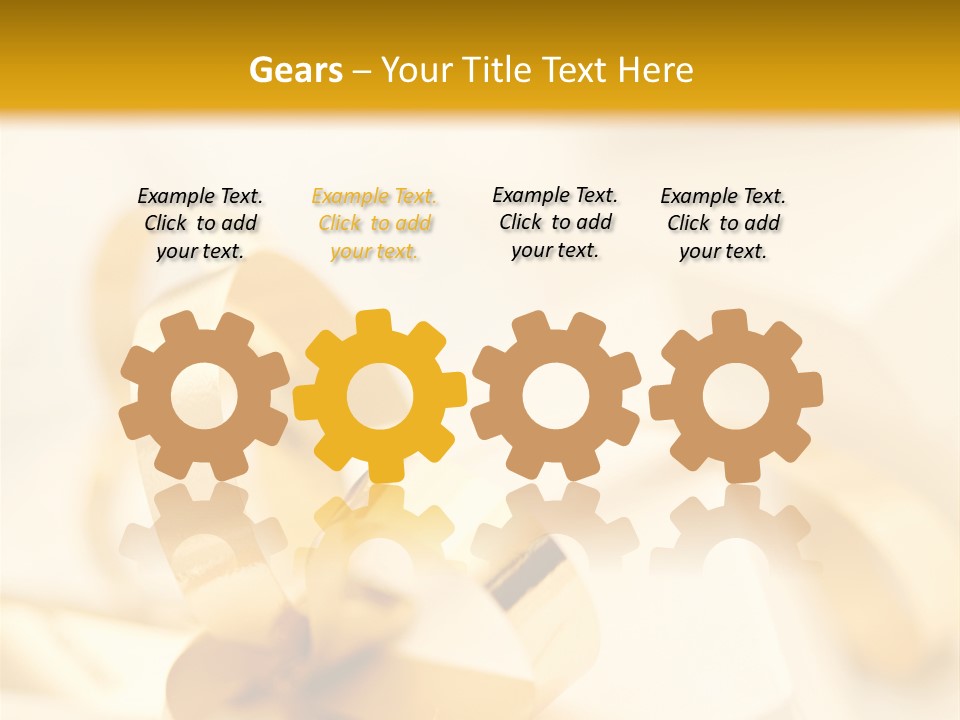 Gift Shining Wedding PowerPoint Template