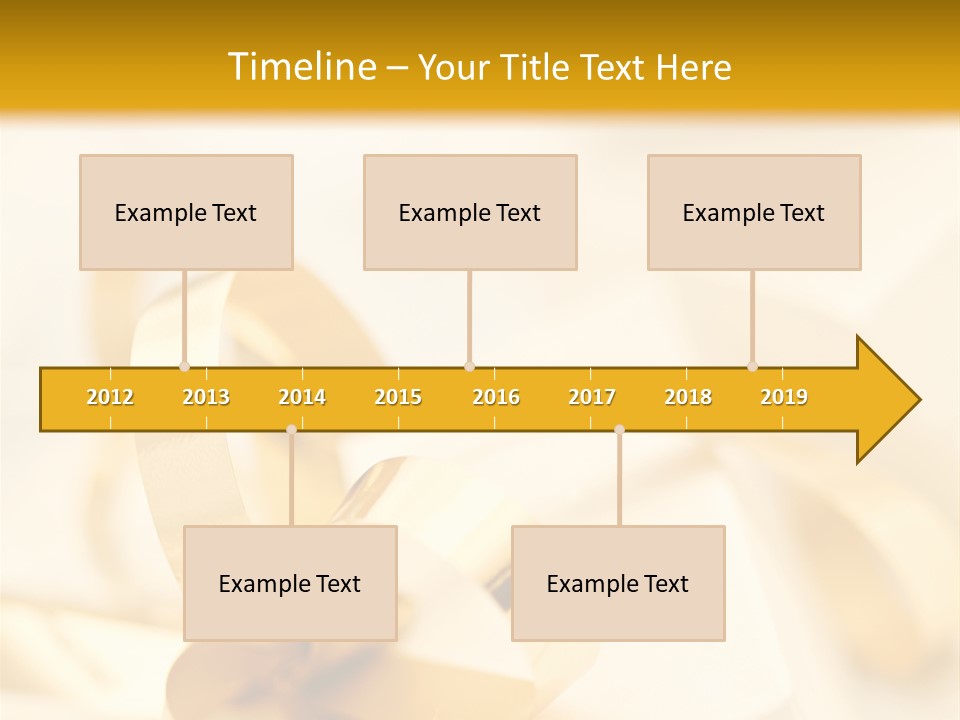 Gift Shining Wedding PowerPoint Template