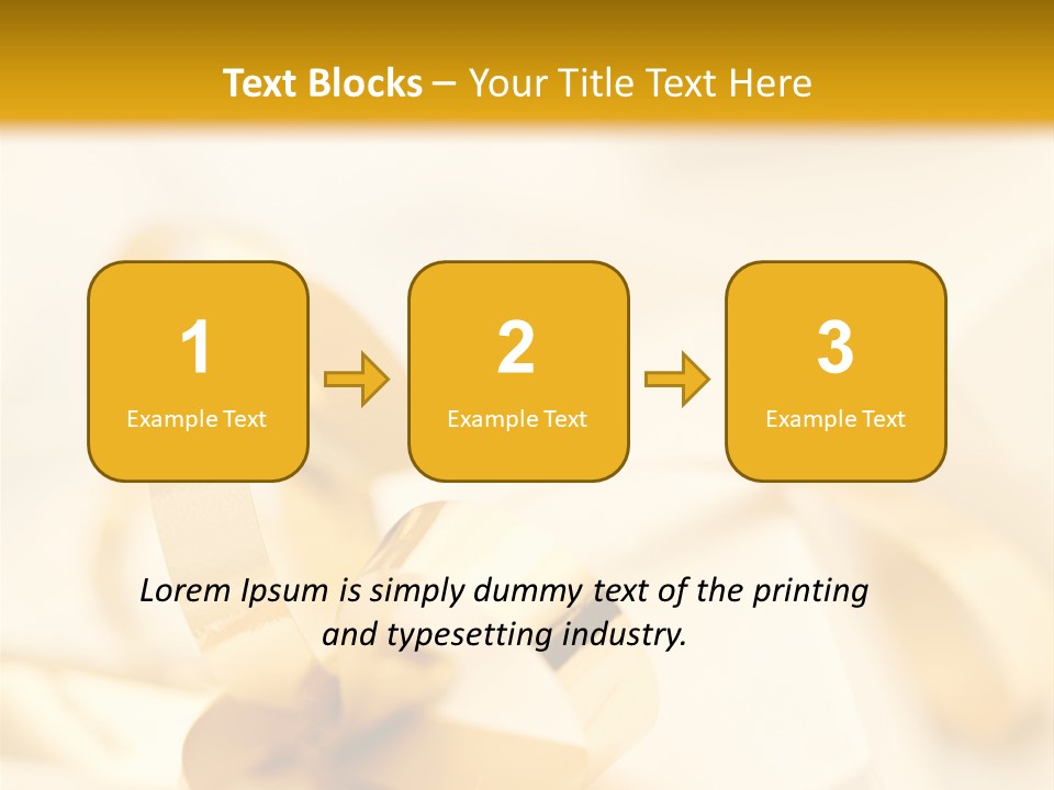 Gift Shining Wedding PowerPoint Template