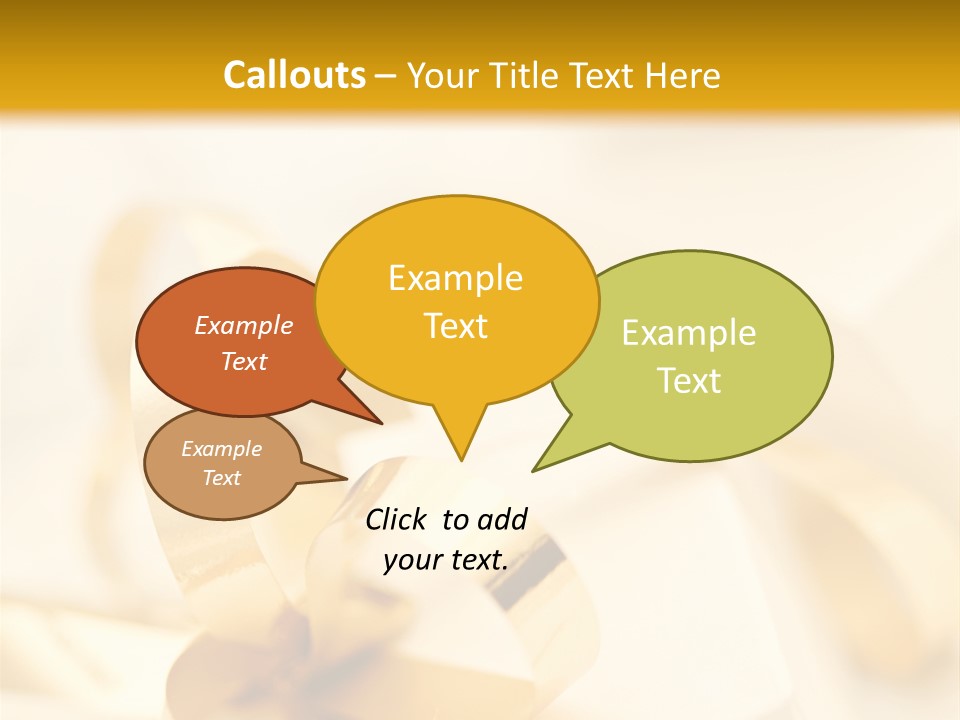 Gift Shining Wedding PowerPoint Template