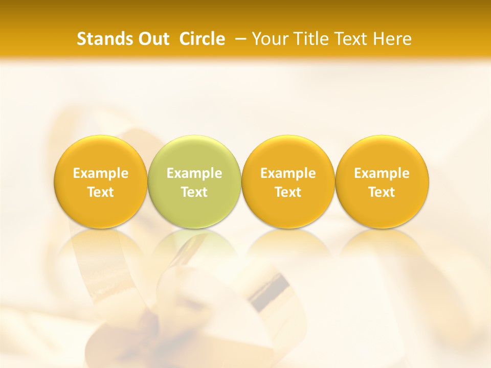 Gift Shining Wedding PowerPoint Template