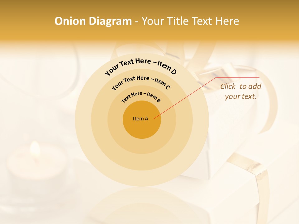 Bright Decorated Golden PowerPoint Template