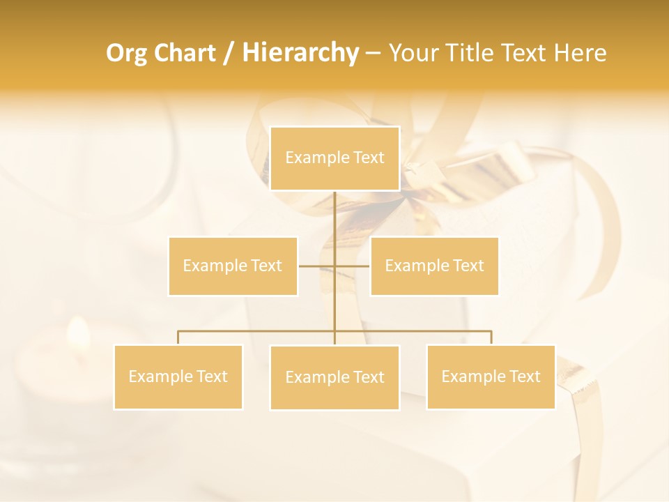 Bright Decorated Golden PowerPoint Template