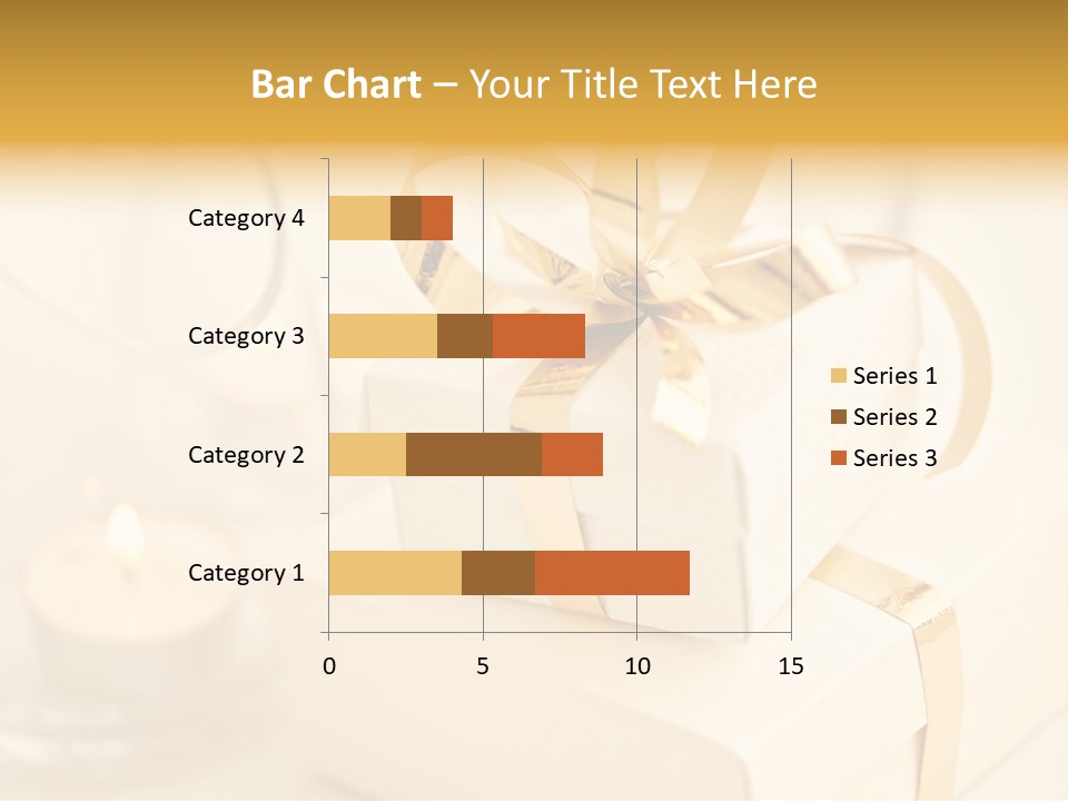 Bright Decorated Golden PowerPoint Template