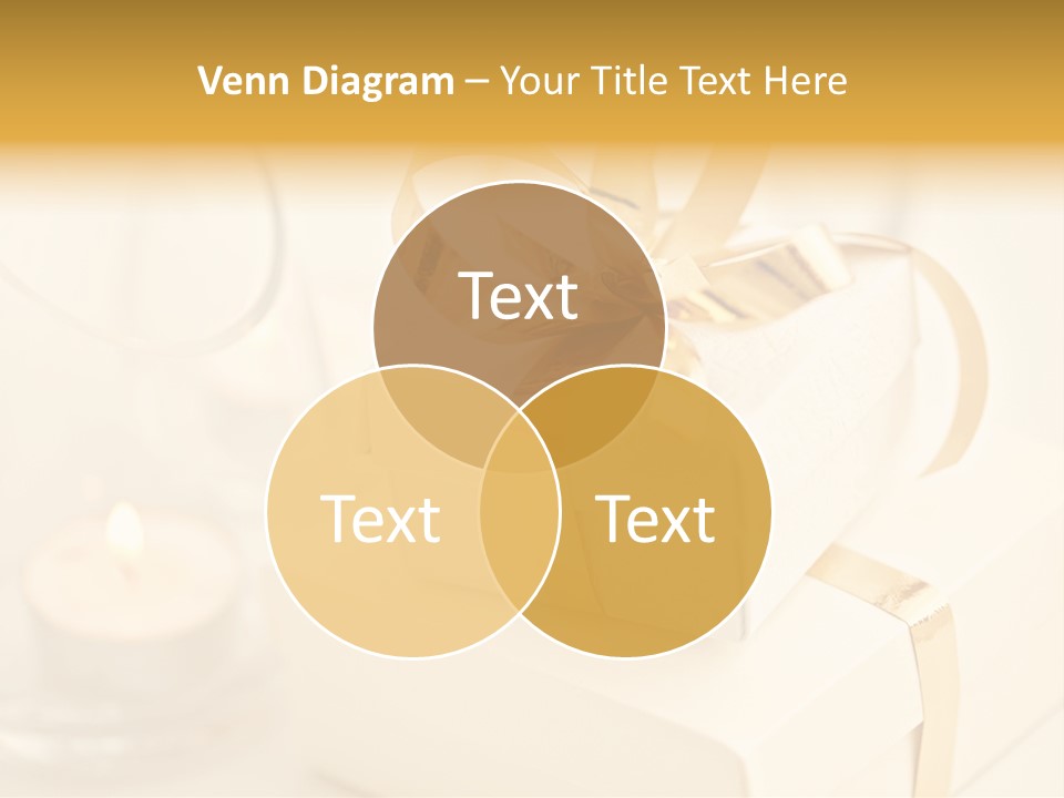Bright Decorated Golden PowerPoint Template