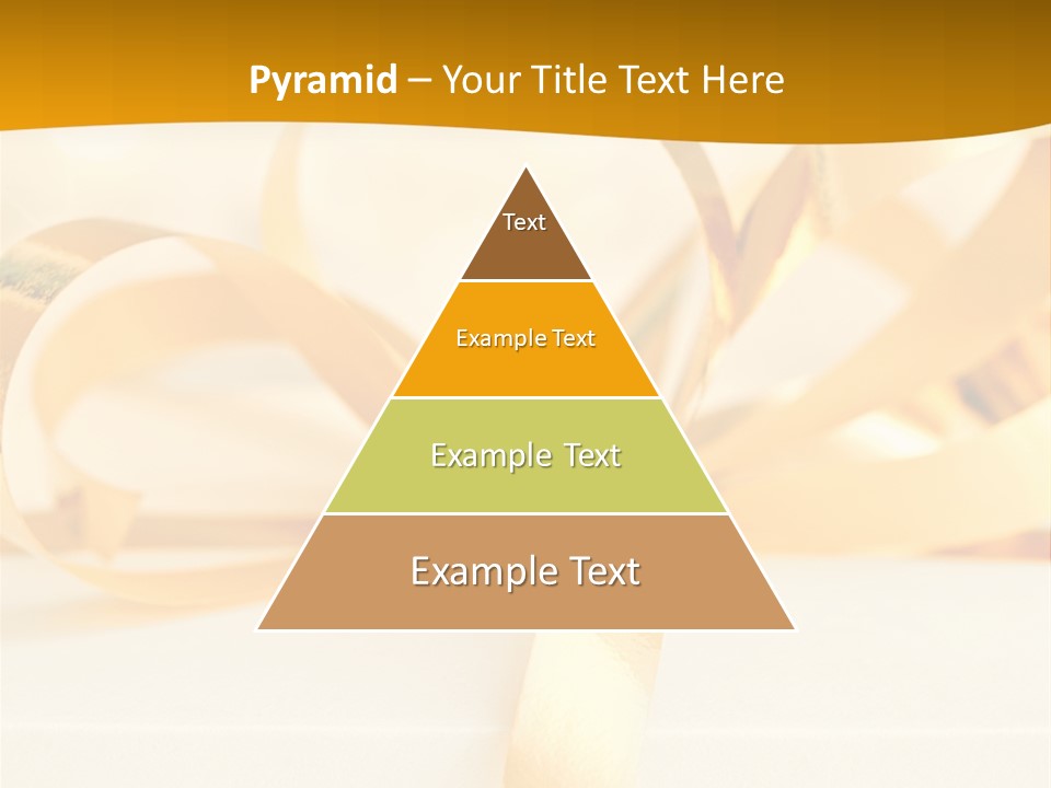 Gold Wedding Decorated PowerPoint Template