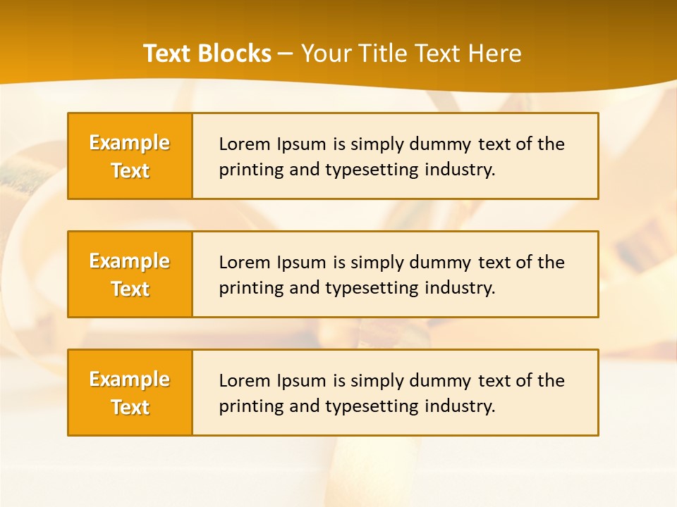 Gold Wedding Decorated PowerPoint Template