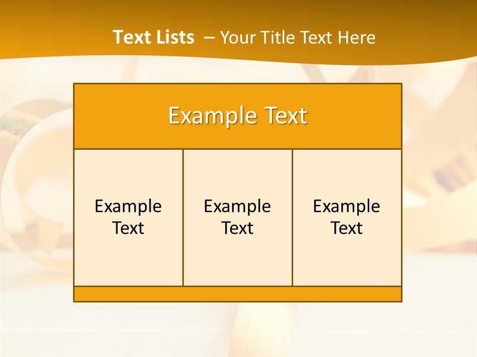 Gold Wedding Decorated PowerPoint Template