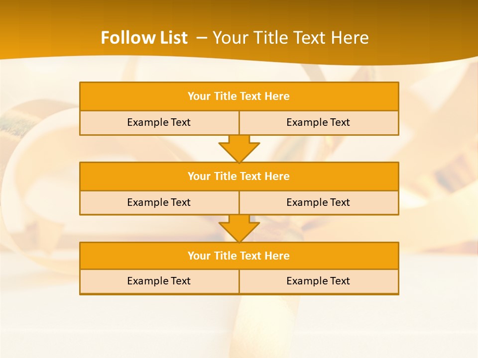 Gold Wedding Decorated PowerPoint Template