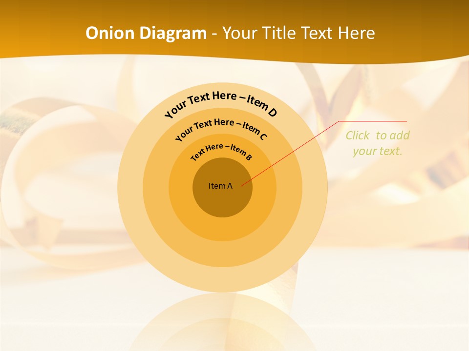 Gold Wedding Decorated PowerPoint Template