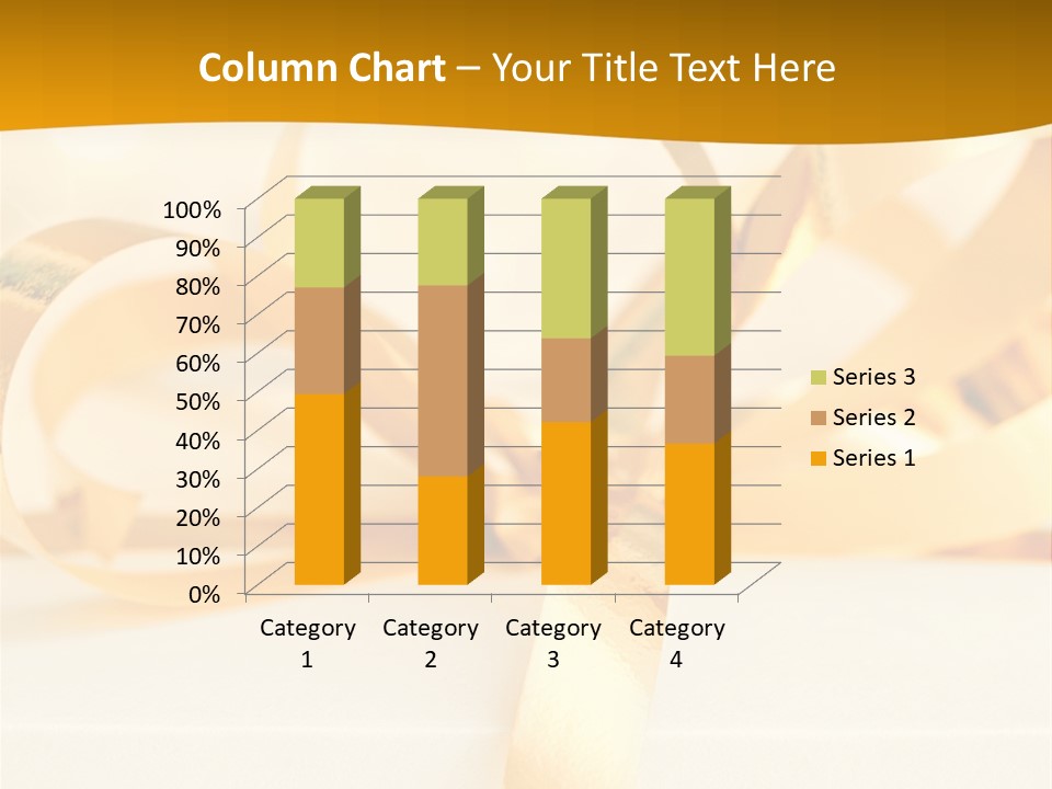 Gold Wedding Decorated PowerPoint Template