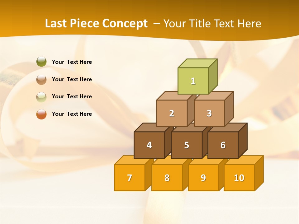 Gold Wedding Decorated PowerPoint Template