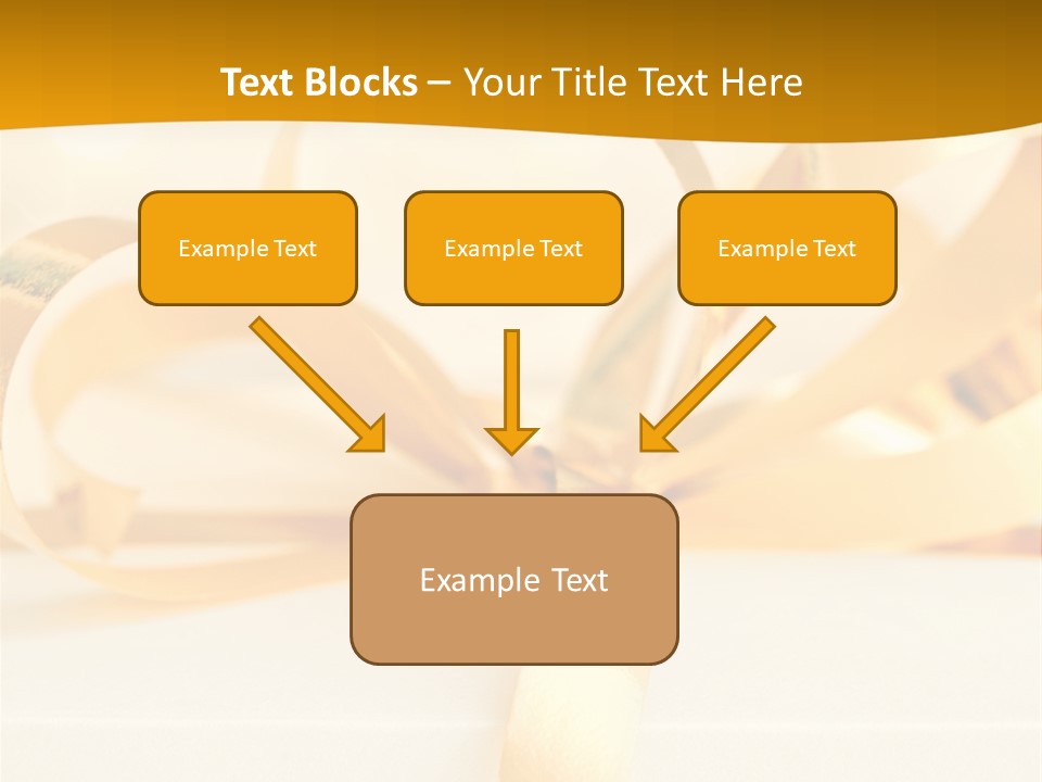 Gold Wedding Decorated PowerPoint Template