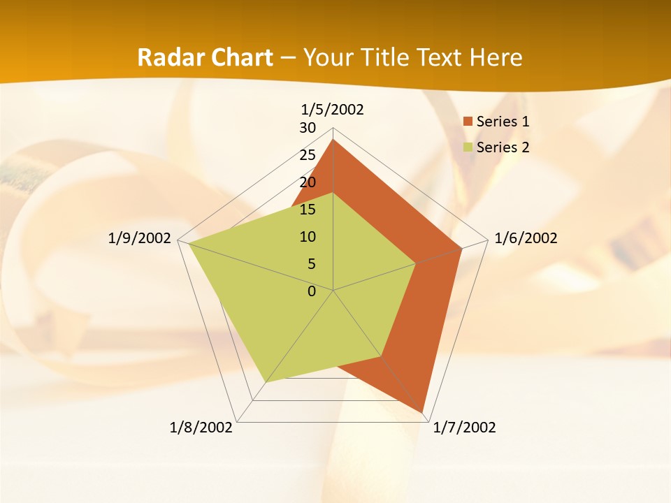 Gold Wedding Decorated PowerPoint Template