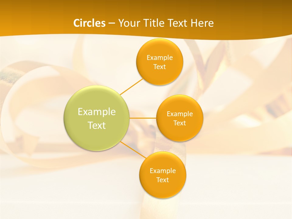 Gold Wedding Decorated PowerPoint Template