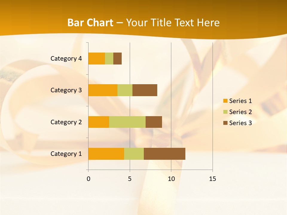 Gold Wedding Decorated PowerPoint Template