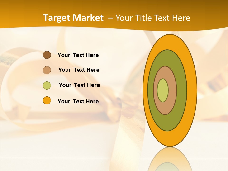 Gold Wedding Decorated PowerPoint Template