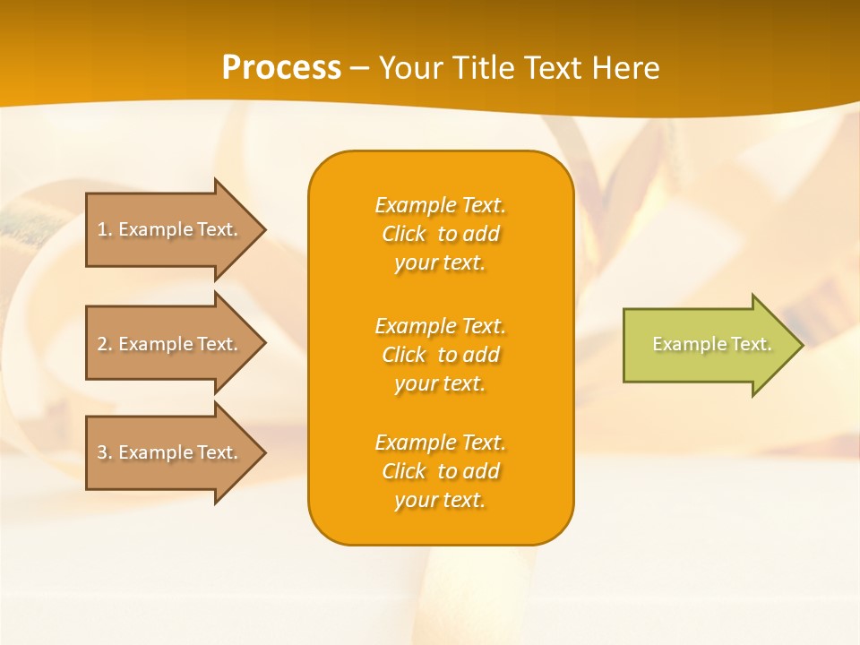 Gold Wedding Decorated PowerPoint Template