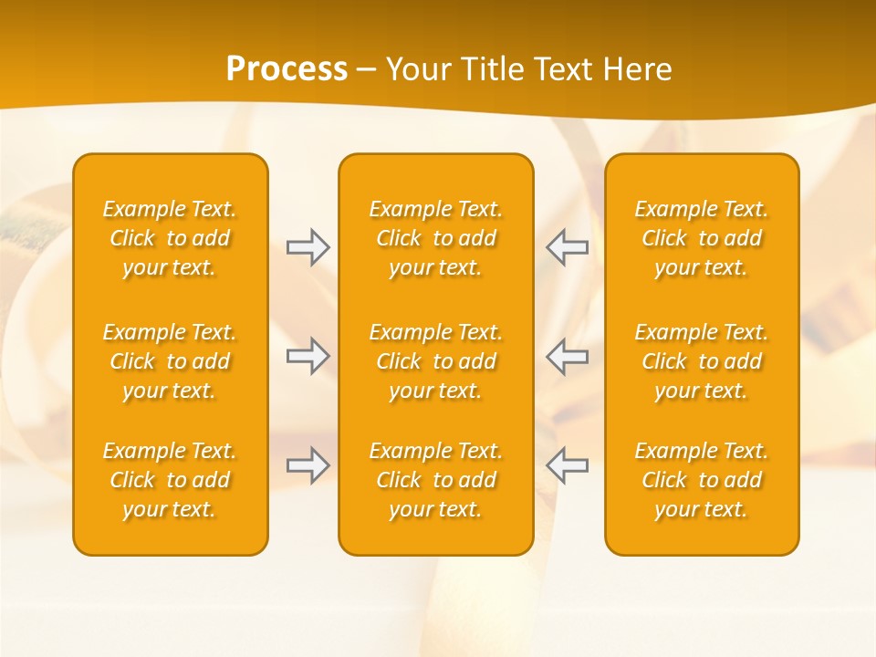 Gold Wedding Decorated PowerPoint Template