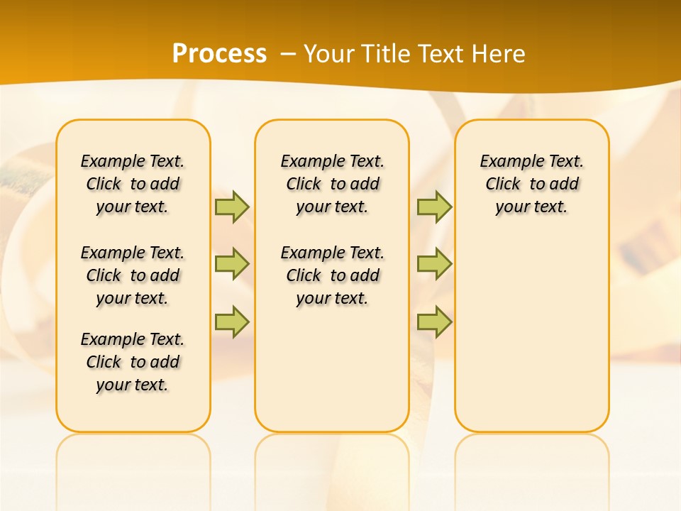 Gold Wedding Decorated PowerPoint Template