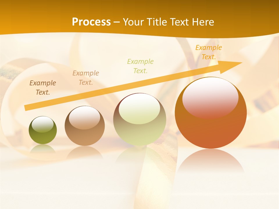 Gold Wedding Decorated PowerPoint Template