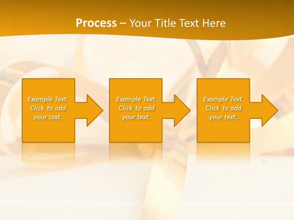 Gold Wedding Decorated PowerPoint Template