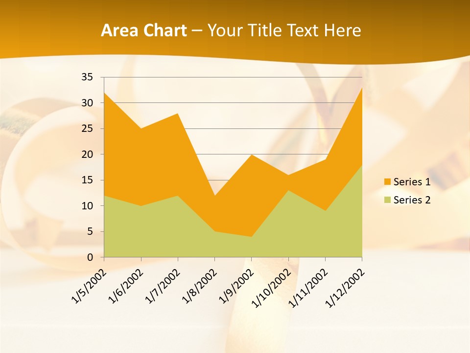 Gold Wedding Decorated PowerPoint Template