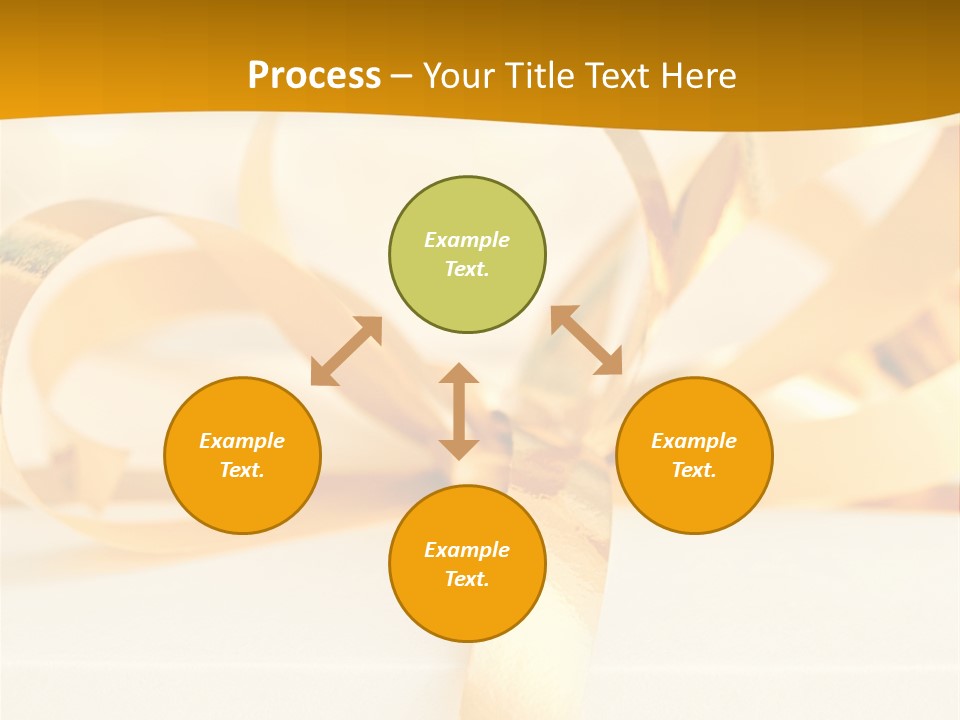 Gold Wedding Decorated PowerPoint Template