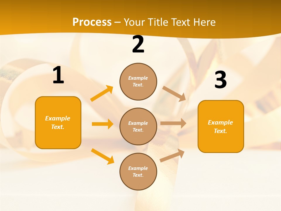 Gold Wedding Decorated PowerPoint Template