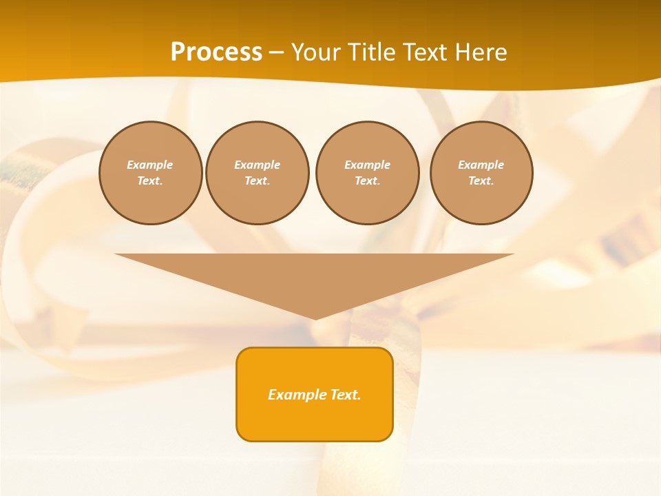 Gold Wedding Decorated PowerPoint Template