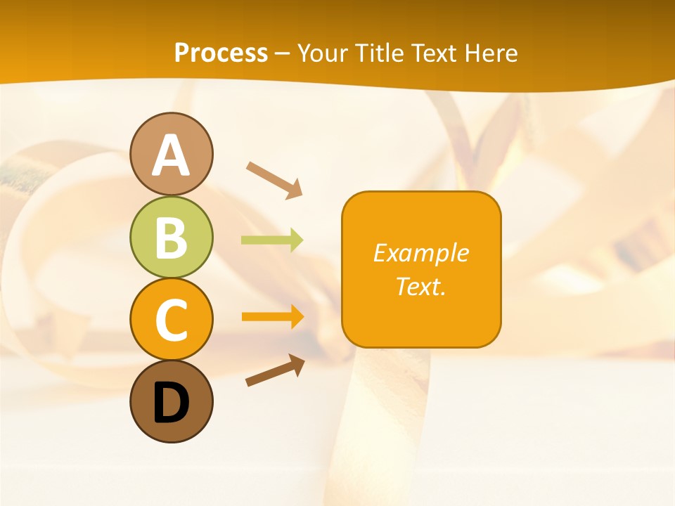 Gold Wedding Decorated PowerPoint Template