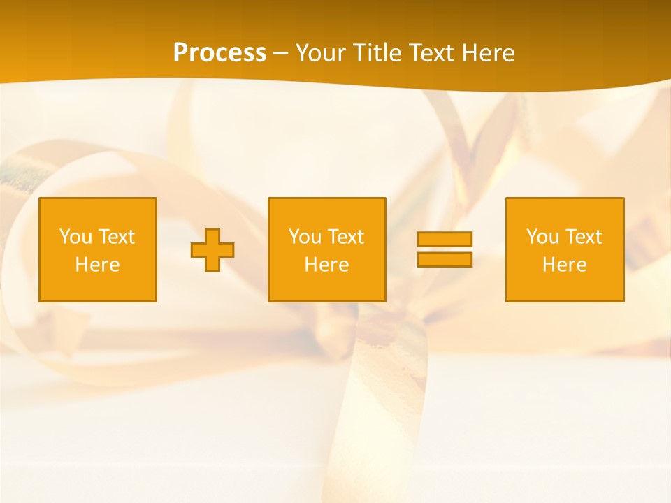Gold Wedding Decorated PowerPoint Template