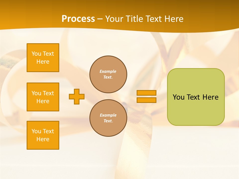 Gold Wedding Decorated PowerPoint Template