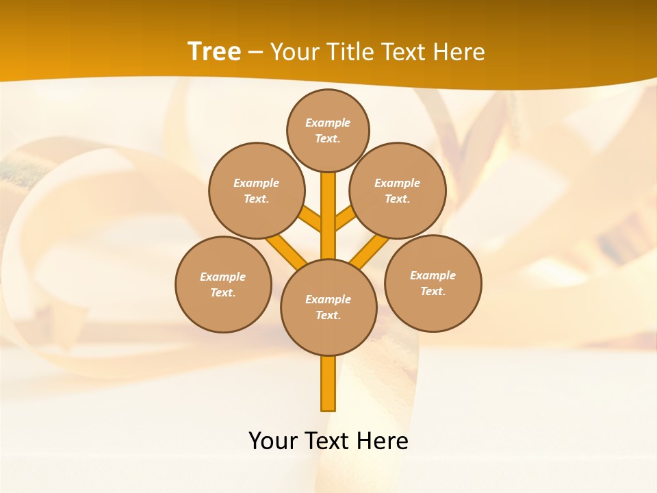 Gold Wedding Decorated PowerPoint Template