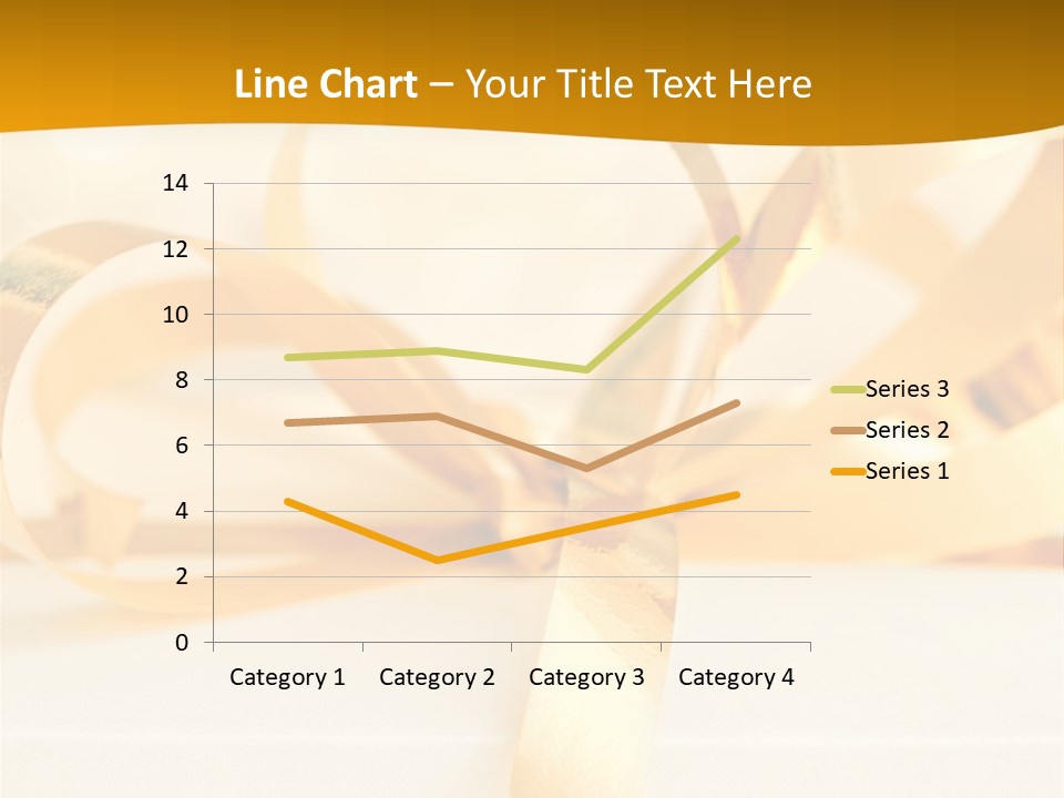 Gold Wedding Decorated PowerPoint Template